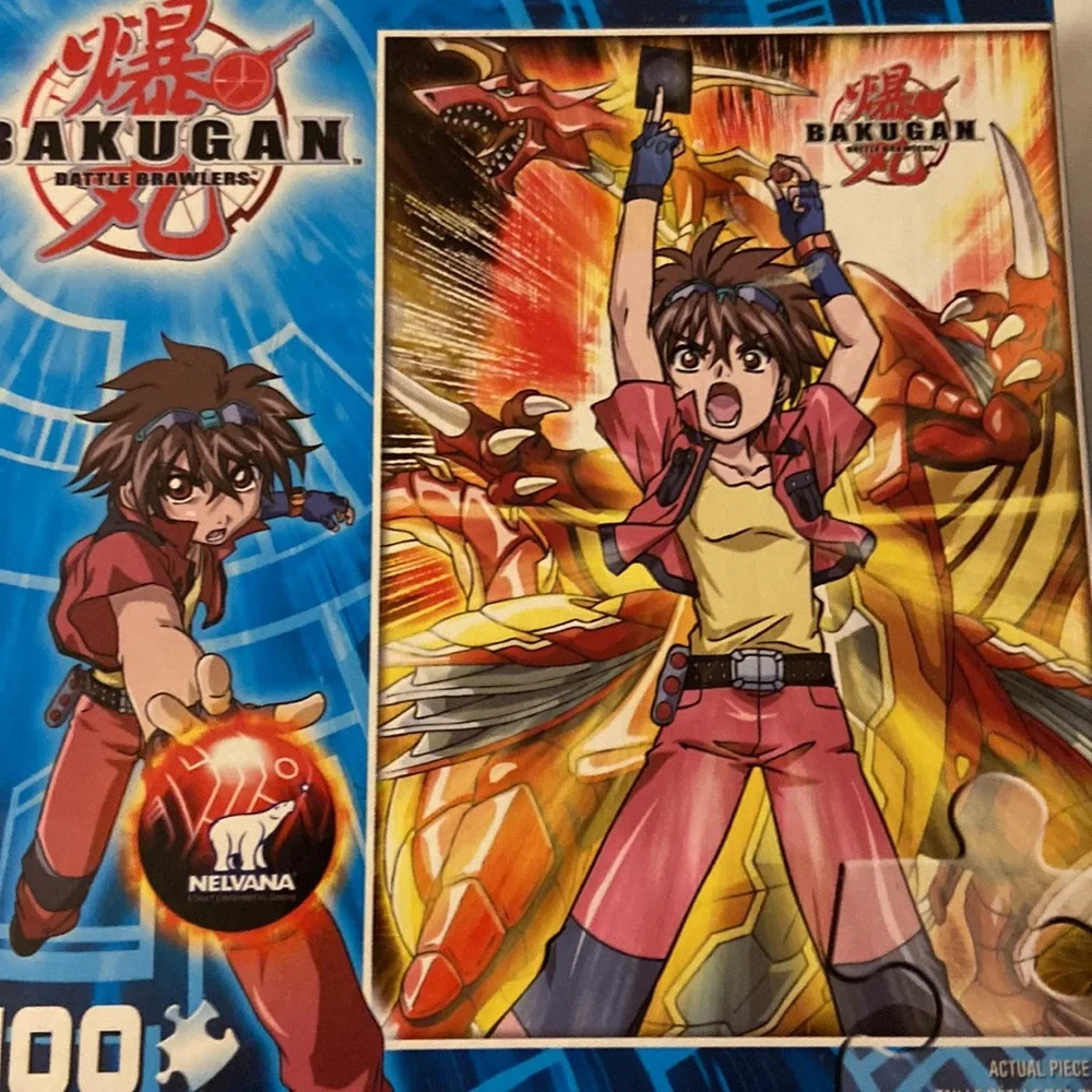 Sure-Lox New Bakugan Battle Brawlers Two 100 Piece Puzzles